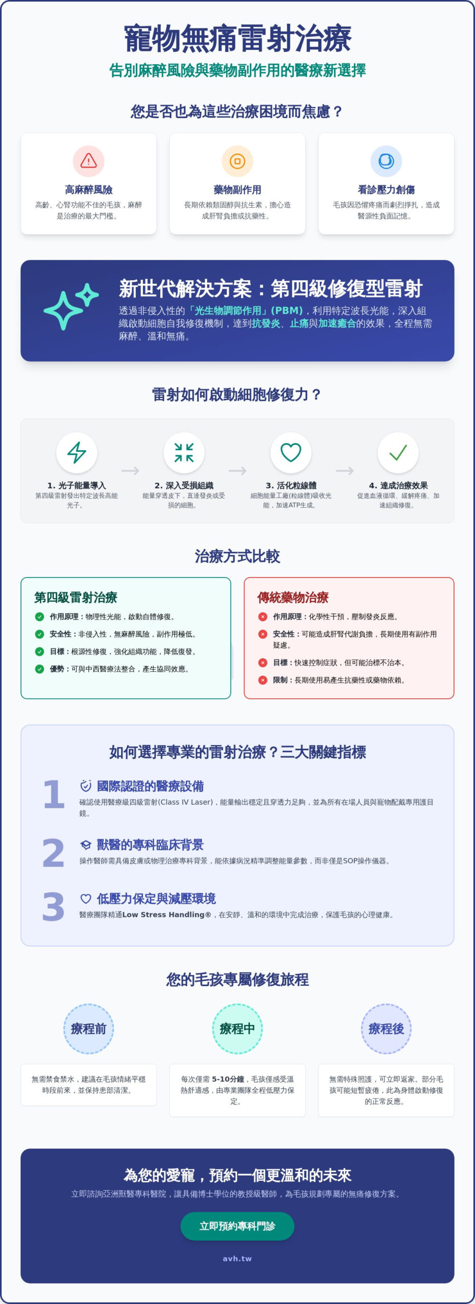 無痛(無麻醉)雷射治療全攻略：如何為毛孩選擇低壓力的精準修復方案？
