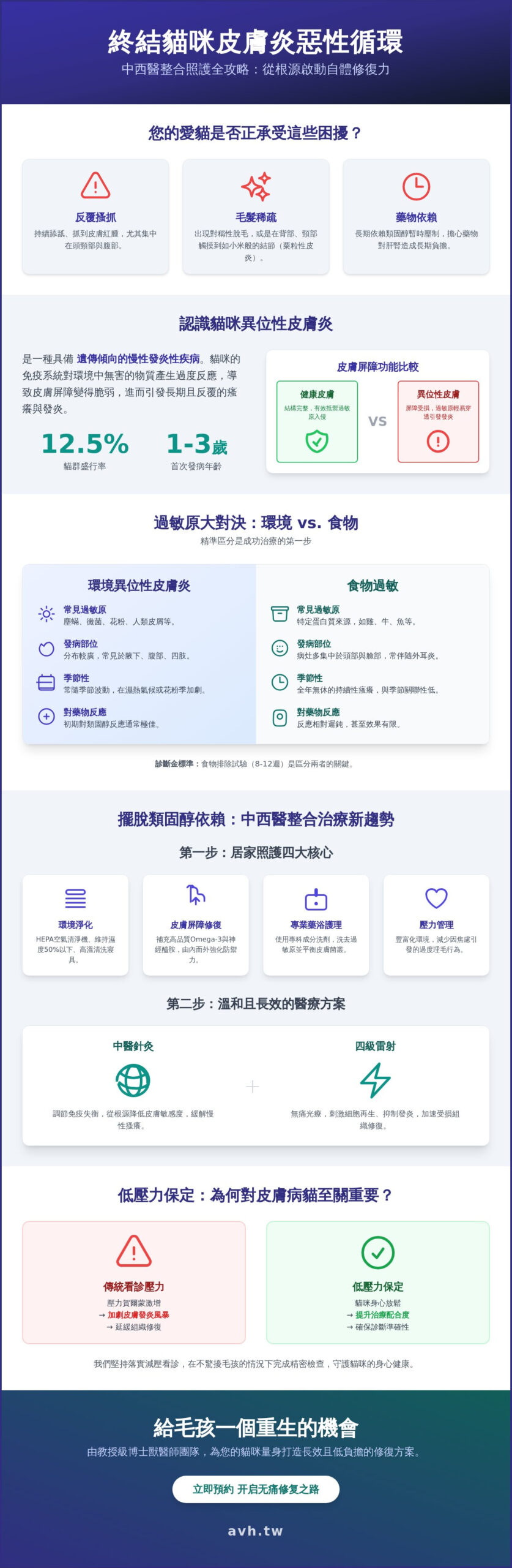 貓咪異位性皮膚炎全攻略：從症狀判別到中西醫整合治療的修復之路